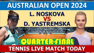 Linda Nosková vs Dayana Yastremska  AO Open 2024 [upl. by Dian]