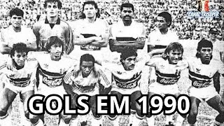 GOLS DO SANTA CRUZ EM 1990 [upl. by Ahsyekal]