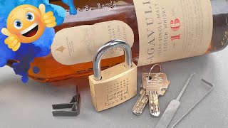 1530 German Lock Scotch Whiskey amp American Picks Burg Wachter 45040 [upl. by Ecyle]