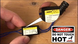 T10 Led Load Resistor Canbus  Dangerously Hot [upl. by Odlareg]