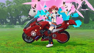 Uzume Gameplay Neptunia Riders VS Dogoos [upl. by Alden]