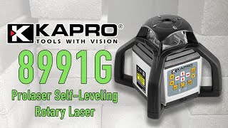 8991G Prolaser SelfLeveling Green Rotary Laser [upl. by Mathias]