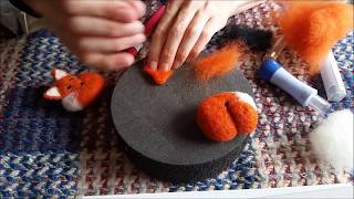 Needle Felting Animals  Felt Fox Tutorial for Beginners  Intermediate by Apulina Felted Animals [upl. by Meraree]