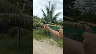 Slingshot gun from bambooslingshot bamboo bamboogun [upl. by Reimer86]