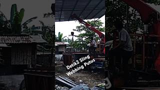 Detik detik Sling Webbing putus saat Loading shorts [upl. by Yeltihw461]