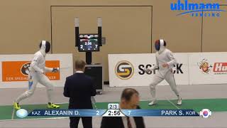 2020 108 T16 06 M E Individual Heidenheim GER WC GREEN PARK Sangyoung KOR vs ALEXANIN Dmitriy KAZ [upl. by Disraeli451]