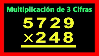 ✅👉 Multiplicacion de 3 cifras Abajo [upl. by Bloch564]