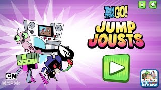 Teen Titans Go Jump Jousts  Become the Jumpiest Jumping Jouster of All Time CN Games [upl. by Eek575]