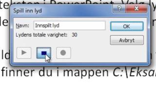 Muntlig elevbesvarelse i PowerPoint [upl. by Aralk]