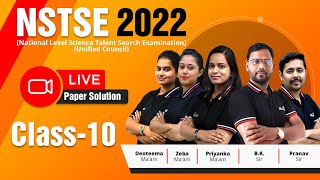 Class 10th NSTSE 202223 Live Paper Solution  NSTSE Answer key and Paper Analysis [upl. by Ahsatsan]