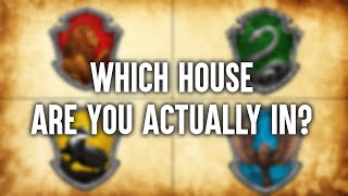 Which Hogwarts House Are You Actually In  Harry Potter Quiz [upl. by Ellehcor]