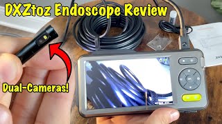 High Quality Inspection DualCamera Borescope  DXZtoz Endoscope Review [upl. by Anhoj]