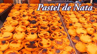 Pastel de Nata Portuguese Egg Custard Tart Pastry [upl. by Russ]