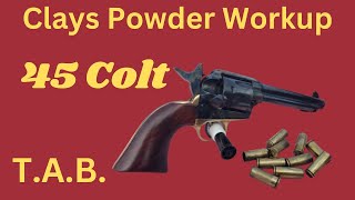 Uberti Colt 45 using Clays Powder Workup [upl. by Erasmo969]