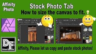 Sizing the canvas for stock photos Affinity Photo Tutorial [upl. by Gut]