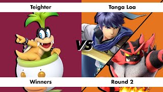 WTT 135 Tonga Loa IkeIncineorar vs Teighter Iggy  Smash Ultimate SSBU [upl. by Maria518]