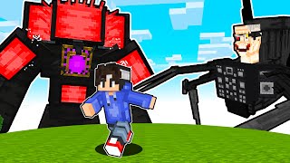 Skibidi TITAN TV MAN UPGRADED 68 in Minecraft [upl. by Duane661]