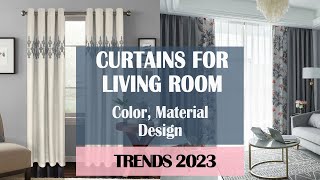 LATEST POPULAR Curtains Trends 2023 For Living Room  Curtain Design For Home Interiors [upl. by Arev]