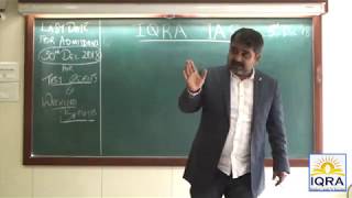 Ancient Indian History part 1 by Avadh Ojha Sir  IQRA IAS PUNE [upl. by Tempest]