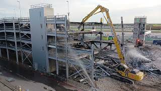 Luton Airport Carpark 2 Demolition [upl. by Haliled]