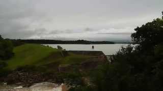 The dam spillway is raging in Cushing Oklahoma [upl. by Ennyroc]