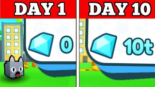 HOW to MAKE 1T Gems EVERY DAY WITHOUT TRADING in Pet Simulator X [upl. by Llerrehs976]