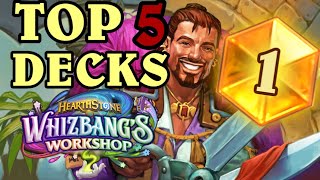 TOP 5 BEST DECKS w Marin the Manager  TOP DECKS to HIT LEGEND and STAY LEGEND in Hearthstone [upl. by Krm]