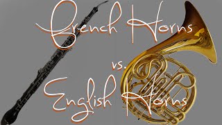 French Horns vs English Horns [upl. by Eissirhc539]