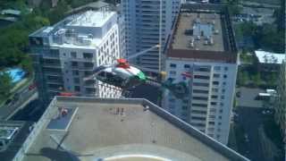 MedEvac helicopter at Massachusetts General Hospital [upl. by Ytsur]