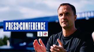 Press conference  Chris Davies on his first competitive game as Birmingham City boss 🎥 [upl. by Browning80]