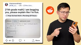 I am begging you please explain like I’m five Reddit precalculus rHomeworkhelp [upl. by Askwith]