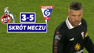 1 FC Köln  Górnik Zabrze 35 skrót meczu  Mecz pożegnalny Podolskiego  kulisy 2024 [upl. by Brinkema]