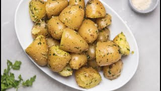 Buttery Boiled Potatoes with Fresh Herbs [upl. by Vanden]