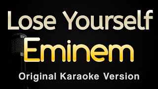 Lose Yourself  Eminem Karaoke Songs With Lyrics  Original Key [upl. by Lull]