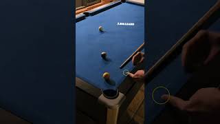 One Rail Kick Shot Technique 8ballpool 9ballpool billiards trickshots poolshots [upl. by Wallinga]