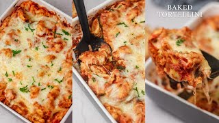 Baked Tortellini Easy Dinner Recipe the whole Family Will Love [upl. by Otirecul]