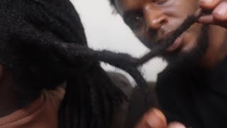 How To Combine Traditional Locs Into Wicks [upl. by Lizzie]