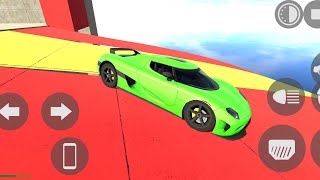 Farrari ko karaya 🚧 jump Karadiya 😨 kya hoga ramp se 👽 [upl. by Reehsab]