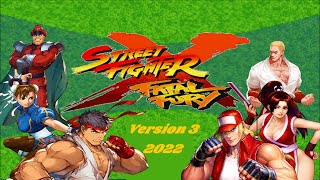 Street Fighter vs Fatal Fury V3 FREE MUGEN FULL FIGHTING GAME 2022 For PCWindowsDownload Link [upl. by Reniar924]