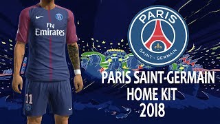 Pes2013  Paris SaintGermain • HOME Kit • 2018 [upl. by Kwon]