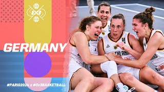 Germanys 🇩🇪 Women Olympic Team  Interview  3x3 Basketball [upl. by Hairym]