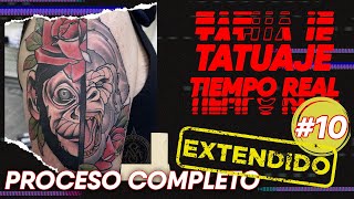 ASI FUSIONÉ TATUAJE EN TIEMPO REAL DE SIMIO Y GORILA [upl. by Phillane]