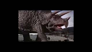 Triceratops vs Ceratosaurus  Jurassic Park Hammond Collection Stop Motion [upl. by Annahsar]