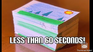 How To Make a Flip Book in less than 60 seconds For Beginners shorts [upl. by Fesuy476]