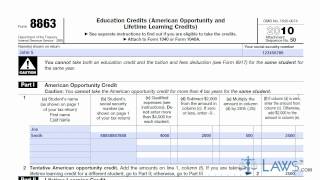 Learn How to Fill the Form 8863 Education Credits [upl. by Imorej]