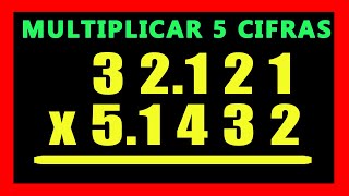 ✅👉 Multiplicaciones de 5 cifras con Punto Decimal [upl. by Gnad]