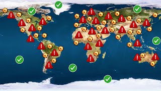 10 Lugares más Seguros en Caso de una Guerra Nuclear ☢️ [upl. by Ortrud]