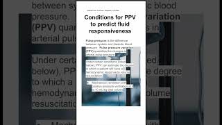 Conditions for PPV to predict fluid responsiveness [upl. by Aissac]