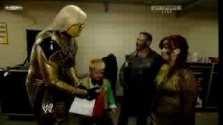 Goldust And Hornswoggle with Vickie and Chavo backstage funny [upl. by Acsot]