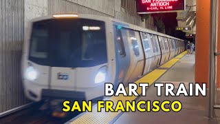 Bart Subway Ride in San Francisco [upl. by Ibur912]